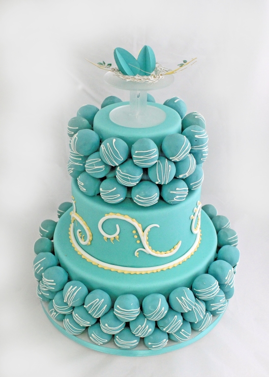 Nesting Eggs cake topper by Mirror Mirror Designs